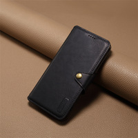 Étui portefeuille de luxe en cuir PU Denior avec protection d'écran pour Apple 17/16/15/14/13/12/11/XR/7/8 (4 emplacements pour cartes)