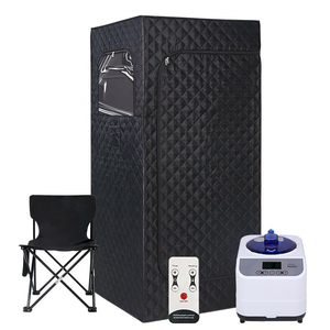 Pentagonal Corner Sauna Box Home Spa Full Body Folding <span class=keywords><strong>Steam</strong></span> Sauna Tente Transpiration Detox Portable Sauna - Product Image 1