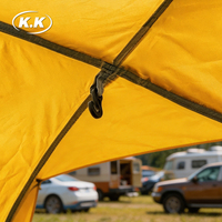 Tente de camping pour voiture SUV Kawagebo Kamp (KK) pour 2 à 4 personnes, installation facile, en polyester, abri pour véhicule, pour le camping familial en plein air