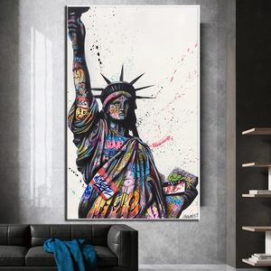 Peinture sur toile d'art, graffiti sur les murs, affiches et impressions, art de rue, image, décoration intérieure - Product Image 5