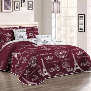 Colchas <span class=keywords><strong>de</strong></span> tamaño King para cama, juego <span class=keywords><strong>de</strong></span> edredón <span class=keywords><strong>de</strong></span> microfibra suave, ligero y estampado, venta al por mayor - Product Image 2