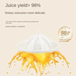 Exprimidor de frutas eléctrico multifuncional portátil, producto de Venta caliente 2025, exprimidor de naranja de gran diámetro, Mini exprimidor inalámbrico - Product Image 2