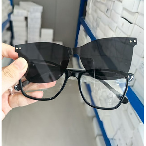 Cổ phiếu bán buôn rõ ràng Mix Chất lượng cao đầy đủ <span class=keywords><strong>rim</strong></span> clip trên Kính mát ngẫu nhiên <span class=keywords><strong>Acetate</strong></span> kính mặt trời từ khung - Product Image 5