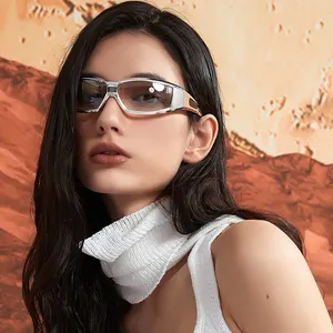 Gafas de sol deportivas para hombre y mujer, montura Retro de diseñador, venta al por mayor, de escalada, 2023