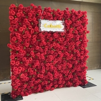 KCFW-208 mur de fleurs pour bébé, hortensia, mur de fleurs pour vacances, décor mural, arrière-plan Photo, Arrangement Floral