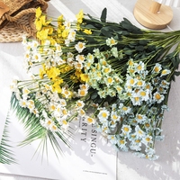 MW09905 PE Gerbera bunga Daisy dekorasi tanaman buatan cantik