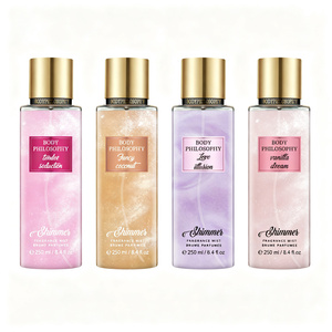Bodyphilosophy Eco-Friendly Shimmer Body <span class=keywords><strong>Mist</strong></span> 250ml Langdurige Geur Glitter Stralende Huid Spray Geuren Vanille Vrouwen - Product Image 1
