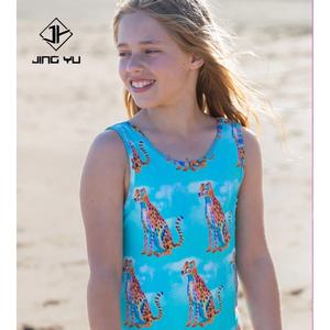 Trajes de Baño de una Pieza para Niñas, con Estampado de Letras, Traje de Baño de Verano para Niñas de 5 a 13 Años, Bikini para Niñas de 13 Años - Product Image 3