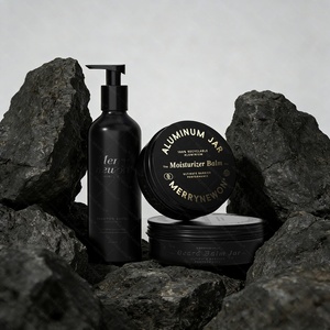 Matte Black Aluminum Pump Bottle <b>Set</b> for Men Shampoo and Conditioner Products Cosmetic Aluminum Bottle - Product Image 5