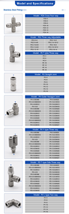 Raccords et connecteurs <span class=keywords><strong>de</strong></span> tuyau pneumatique en acier inoxydable <span class=keywords><strong>de</strong></span> haute qualité pour l'automatisation industrielle, marque APHT - Product Image 4