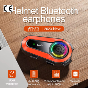 <span class=keywords><strong>Intercom</strong></span> <span class=keywords><strong>Moto</strong></span> Bluetooth Q08 Léger pour Deux Personnes - Production Usine - Product Image 2