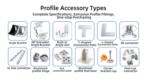 Profili in Alluminio Estruso 6063 8080 con Scanalatura a T e Servizio di Taglio per Piattaforme Industriali e Telai di Tavoli da Lavoro per Macchine CNC - Product Image 5