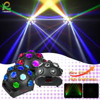Redsun Beam Effect Ball avec laser pour DJ Party Stage Show Club Ktv Event LED 13*15W RGBW 4in1 Lumière à effet mobile
