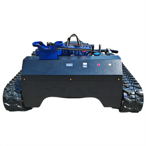 Cortadora de Césped Robótica con Orugas de Goma, Autopropulsada a Gasolina, con Control Remoto para Jardín, Granja, Campo de Golf S-23, Control Remoto O - Product Image 5