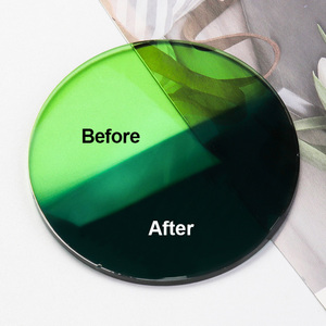Lente antideslumbrante de visión nocturna de corte azul 1,56, <span class=keywords><strong>lentes</strong></span> de visión nocturna fotocromáticas HMC <span class=keywords><strong>para</strong></span> conducir - Product Image 2