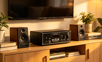 Système de sonorisation vocal extérieur HL-A1017, module d'enceinte sur chariot, enceinte + amplificateur + module avec construction en aluminium et métal