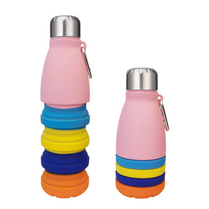 Botella de Agua Telescópica de Silicona, Taza Deportiva Portátil, Botella de Agua Plegable para Deportes Acuáticos y Fitness - Product Image 1
