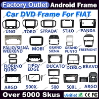 Nouveau Cadre de Tableau de Bord 2026 pour Autoradio Android FIAT, Kit de Montage pour Autoradio DVD, Cadre de Tableau de Bord GPS Audio, Cadre de Radio de Voiture
