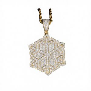 Accesorios para Hombre, Joyería Personalizable, Colgante con Cadena Cubana, Plata 925 con Baño de Rodio, VVS, Hip Hop, Colgante de Moissanita - Product Image 4