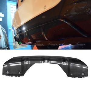 ดิฟฟิวเซอร์หลังทรง P แบบคาร์บอนไฟเบอร์ พร้อมครีบกันชน สปอยเลอร์ สปลิตเตอร์ สำหรับ BMW F15 F16 X5 X6 M Tech ปี 2015+ - Product Image 5