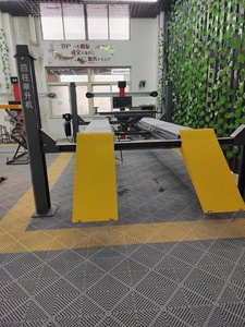 Elevador Hidráulico de Cuatro Postes para Autos de 4000 kg, Elevador de Vehículos de 4 Postes para Alineación de Ruedas y Estacionamiento, Taller de Reparación de Automóviles - Product Image 5