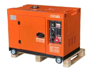 silent portable air-cooled 10kw soundproof home diesel generator