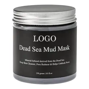 Maschera facciale organica naturale del fango del mar morto di israele dell'etichetta privata di cura della pelle del rifornimento dell'oem