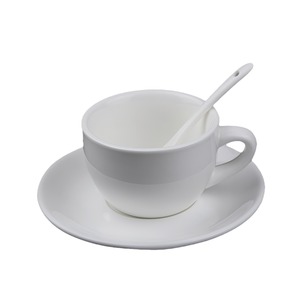 White <b>Ceramic</b> Coffee <b>Cup</b> 150ml Microwave Safe For Home Gift Use - Product Image 1