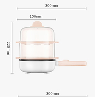 Cuiseur électrique à œufs, cuiseur à la vapeur pour faire des boulettes et des crêpes