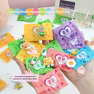 Mignon Frozen Cartoon Poupée Porte-clés Pendentif Surprise Aveugle Sac Mystère Boîtes Petit Cadeau pour Meilleur Ami - Product Image 4