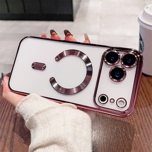 เคสโทรศัพท์แม่เหล็ก TPU สำหรับ iPhone 17 Pro Max, เคสใสกันกระแทกสำหรับ iPhone 16 15 14 13 Pro Max - Product Image 3