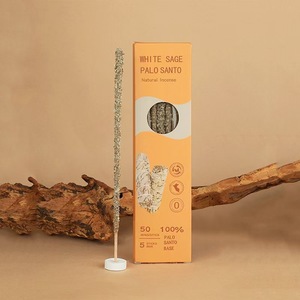 Varillas de Incienso Naturales Hechas a Mano, Aromáticas de Salvia y Palo Santo para Uso Doméstico, Varillas de Incienso para Interiores al por Mayor - Product Image 4