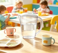 Filter Air Minum Portabel Ringan 2.6L, Dapat Digunakan di Dalam & Luar Ruangan, Filter Mineral Alkali, Menghilangkan Karat, PFAS, & Bau Tak Sedap
