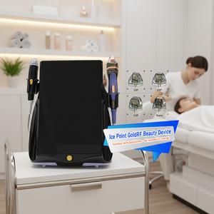 Máquina de Microagujas RF CryoM9 Ice-Gold de 3.ª Generación con Doble Mango, Enfriamiento Criogénico y Aguja Aislada para Acné, Cicatrices y Estrías - Product Image 2
