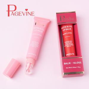 Venta al por mayor 8 colores de larga duración hidratante Mineral brillo de labios <span class=keywords><strong>mantequilla</strong></span> bálsamo de labios péptido líquido etiquetado bálsamo de labios de péptido - Product Image 4