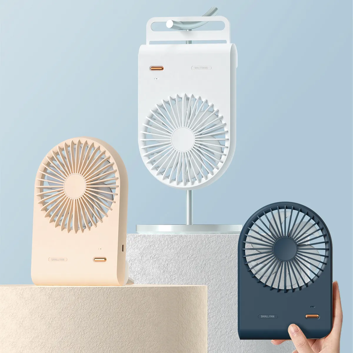 Vente en gros personnalisé été best-seller ventilateur de refroidissement portatif sans fil ventilateur de refroidissement portable