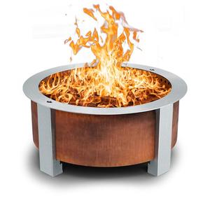 Nuevo Producto: Brasero Multifuncional para Jardín, Chimenea de Leña de Acero con Parrilla Giratoria - Product Image 2