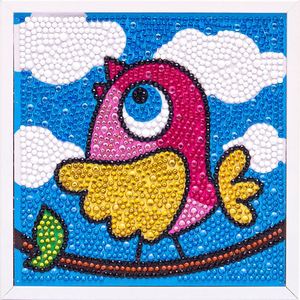Nuovo Kit Artistico Fai-da-Te per Bambini 15x15cm, Pittura Diamante 5D con Motivo Mucca, Set per Dipingere con Gemme e Cornice per Ragazze 9-12 Anni, Personalizzabile - Product Image 2