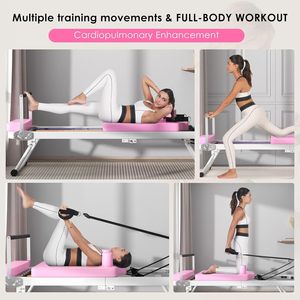 CZFIT Venta Directa de Fábrica, Precio de Fabricante, Calidad Premium, Colores Personalizables, Reformer de Pilates Plegable de Aleación de Aluminio - Product Image 6