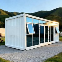Villa Modulaire de Jardin Moderne à 1 Chambre au Design Luxueux, Maison Préfabriquée Éco-énergétique à Installation Rapide, Serre/Verrière