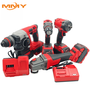 Kit de Herramientas Inalámbricas Industriales 5 en 1, Juego Combinado de Herramientas Eléctricas sin Escobillas de 21V con Batería para Herramientas Milwaukee, 1 Año de Garantía - Product Image 4