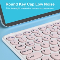 Teclado Inalámbrico para Android, iOS, Windows, Teclado Táctil para Teléfono Celular, PC, Tableta