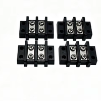 Terminal Blok Penghalang Listrik Sekrup PCB Baris Ganda 600V 30A 4 Jalur Pitch 14mm GOLTEN GT89-A