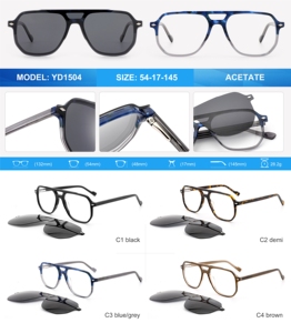 Gafas de Sol Polarizadas para Mujer, Gafas de Sol Redondas con Logotipo Personalizado, Gafas de Diseñador 2026, Gafas de Sol de Acetato para Hombre - Product Image 4