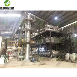 Waste Lube Oil Vacuum Distillation Recycling Process to Diesel