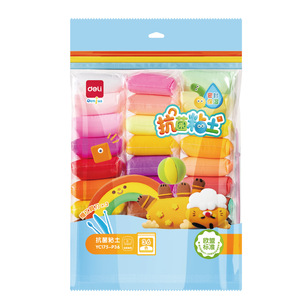Deli Colored Clay YC175-P12 12 Colors Antimicrobial Playdough For Children Art Craft DIY - Product Image 5