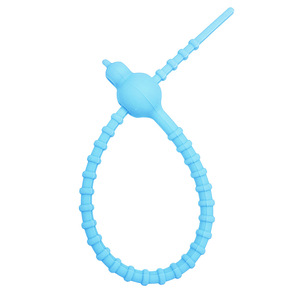 Double-hole Gourd Silicone Cable Tie hình-8 dây buộc cáp dữ liệu kỹ thuật số lưu trữ Winder đa chức năng strapping Rope - Product Image 4