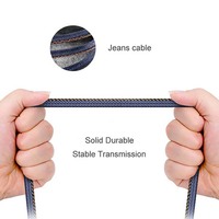 TKT 1m pengisian daya Cepat kabel USB mikro elektrik 2.5mm tipe-c untuk perangkat Android printer komputer kotak fungsi pintar jaket nilon