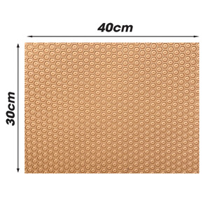แผ่นยางกันลื่นแบบรังผึ้งสำหรับพื้นรองเท้า ขนาด 30x40 ซม. วัสดุป้องกันพื้นรองเท้าสำหรับรองเท้าส้นสูง MOQ ต่ำ - Product Image 2