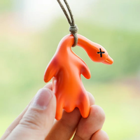 Pendentif Canard Rôti Changeant de Couleur, Décoration de Voiture, Porte-clés pour Rétroviseur, Canard ou Oie Rôti à Couleurs Changeantes